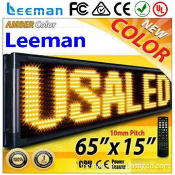 outdoor led reader board Leeman LED make led message display